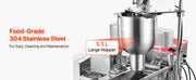 Bild in Galerie-Viewer laden, Amocart Commercial Automatic Donuts Machine Single Row 90 pcs/hour Electric High Power Maker with 3 Size Molds Auto Counting