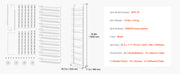 Charger l'image dans la visionneuse de galerie, Amocart 6/8/9/10 Tier Over the Door Pantry Organizer Heavy-Duty Steel Hanging Spice Rack, Adjustable Wall Seasoning Shelves