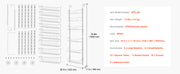 Charger l'image dans la visionneuse de galerie, Amocart 6/8/9/10 Tier Over the Door Pantry Organizer Heavy-Duty Steel Hanging Spice Rack, Adjustable Wall Seasoning Shelves