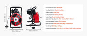 Charger l'image dans la visionneuse de galerie, Amocart Drain Cleaner Machine 50 FT x 1/2 Inch Manual Feed Sewer Snake Auger with Air-Activated Foot Switch for 2" to 6" Pipes