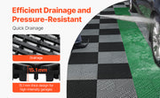 Charger l'image dans la visionneuse de galerie, Amocart Interlocking Drainage Mat 12inx12in 12/24/40/50/55 Pcs Splicing Mats Non-Slip PP Drainage Floor Tile & Shower Mat