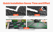 Load image into Gallery viewer, Amocart Interlocking Drainage Mat 12inx12in 12/24/40/50/55 Pcs Splicing Mats Non-Slip PP Drainage Floor Tile & Shower Mat