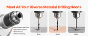 Bild in Galerie-Viewer laden, Amocart Drill Mixer 1/2in 5/8 in Corded Electric Drill Mixer Set Mixing Drills Machine D-Handle Handheld Cement Mixers