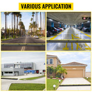 Bild in Galerie-Viewer laden, Amocart Cable Protector Ramp Wire Cable Cover Cord Guard 2 Channels Rubber + PVC 11000LBS Speed Bump Parking Driveway Traffic