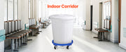 Load image into Gallery viewer, Amocart 2000lbs Drum Dolly 55Gal Barrel Mobile Base with Cross Braces & 4 Swivel Wheels Hand Truck for Warehouse Drum Handling
