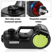 Load image into Gallery viewer, Amocart 4-In-1 Electric Car Jack 12V 5T Portable Hydraulic Jack Impact Wrench Tire Compressor Lifting LED Light Car Repair Tool