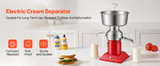 Charger l'image dans la visionneuse de galerie, Amocart Electric Milk Cream Separator Output 10500RPM 304 Stainless with 4.5L Bowl Capacity Milk Skimmer Separating Machine