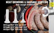 Charger l'image dans la visionneuse de galerie, Amocart Electric Meat Grinder 5 Lb/Min Industrial Meat Mincer with Blade Grinding Plate Sausage Stuffing Blade and 3 Tubes