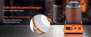 Bild in Galerie-Viewer laden, SucceBuy Electric Melting Furnace Electric Metal Smelter Foundry Metal Smelting Machine Ceramic Crucible Gold Smelting Kit