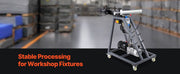 Charger l'image dans la visionneuse de galerie, Amocart Electric Tube Bending Machine 750W Electric Tubing Bender w/ 6L Hydraulic Cylinder w/ 3 Dies for 1" 1-1/2" 1-3/4" Pipes