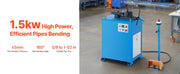 Load image into Gallery viewer, Amocart Electric Tube Bending Machine 1.5 KW Electric Tube Bender for 5/8 to 1-1/2in Pipes with 5 Set Dies, Manual & Auto Modes