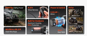 Charger l'image dans la visionneuse de galerie, SucceBuy 3000LBS Electric Winch 12V Wired ATV/UTV Winch with 3/16in x 39.4ft Steel Wire Rope IP55 Waterproof for Towing Off-Road
