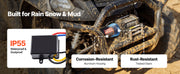 Charger l'image dans la visionneuse de galerie, Amocart 3000LBS Electric Winch 12V Wired ATV/UTV Winch with 3/16in x 39.4ft Steel Wire Rope IP55 Waterproof for Towing Off-Road