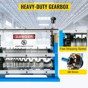 Bild in Galerie-Viewer laden, Amocart Electric Wire Stripping Machine Cable Stripper 1.5-38mm 11 Channels Acrylic+Aluminum W/Blade for Scrap Copper Recycling
