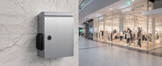 Charger l'image dans la visionneuse de galerie, Amocart Outdoor Electrical Box 20 x 16 x 8 in Stainless Steel Ventilated Electrical Enclosure with Thermostat and Fan, Rain Hood, Hinge Connection, Wall/Pole Mounted
