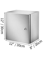 Bild in Galerie-Viewer laden, Amocart NEMA Stainless Steel Enclosure 300x300x200 mm IP66 Waterproof & Dustproof Electrical Junction Box with Mounting Plate