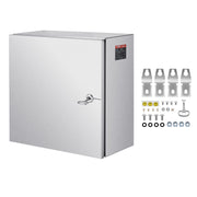 Bild in Galerie-Viewer laden, Amocart NEMA Stainless Steel Enclosure 300x300x200 mm IP66 Waterproof & Dustproof Electrical Junction Box with Mounting Plate