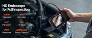 Charger l'image dans la visionneuse de galerie, Amocart Triple Lens Borescope Camera 1080P 4.5" IPS Screen Endoscope Inspection Camera w/ IP67 Waterproof Industrial Endoscope
