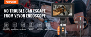 Load image into Gallery viewer, Amocart Articulating Borescope Camera w/ Light Two-way Articulated Endoscope Inspection with 6.4mm Tiny Lens 5"IPS 1080P Screen