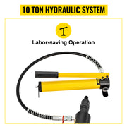 Charger l'image dans la visionneuse de galerie, Amocart 10Ton Hydraulic Exhaust Pipe Expander Kit 1-5/8 to 4-1/4Inch Manual Automotive Muffler Pipe Stretcher Expanding Tool