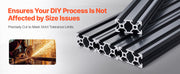 Bild in Galerie-Viewer laden, Amocart Linear Rail 4-5 PCS 1000mm/1200mm/1500mm/2000mm T Slot 2040 Aluminum Extrusion Profile for 3D Printer, CNC Machine DIY