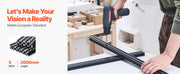Charger l'image dans la visionneuse de galerie, Amocart Linear Rail 4-5 PCS 1000mm/1200mm/1500mm/2000mm T Slot 2040 Aluminum Extrusion Profile for 3D Printer, CNC Machine DIY
