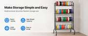 Bild in Galerie-Viewer laden, Amocart 4 Tier 3D Printer Filament Rolling Filament Spool Storage Rack with Wheels for Office Workshop 3D Printing Station