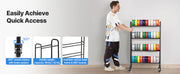 Bild in Galerie-Viewer laden, Amocart 4 Tier 3D Printer Filament Rolling Filament Spool Storage Rack with Wheels for Office Workshop 3D Printing Station