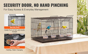 Bild in Galerie-Viewer laden, Amocart 30In Flight Bird Cage Stackable Divided Small Animal Cage for Kinds of Birds Pet Travel Birdcage with Handle and Perche