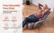 Charger l'image dans la visionneuse de galerie, Amocart Floor Chair Recycled Foam Folding Sofa Chair Multifunctional Floor Chair with Back Support Ideal for Sleeping Reading