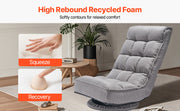 Charger l'image dans la visionneuse de galerie, Amocart Floor Chair Recycled Foam Folding Sofa Chair Multifunctional Floor Chair with Back Support Ideal for Sleeping Reading