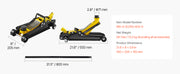 Load image into Gallery viewer, SucceBuy 2.5T Floor Hydraulic Jack Pneumatic Low Profile Floor Jack Heavy-Duty Steel Floor Jacks with Single Piston Lift Pump