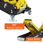 Load image into Gallery viewer, Amocart Car Jack 1.5-3T Floor Jack Aluminum&Steel Racing Jack W/ Single Pistons Quick Lift Pump Tire Change Lifting Repair Tool
