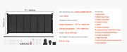 Charger l'image dans la visionneuse de galerie, Amocart 55/71/110in Retractable Baby Gate 34in Tall Extends Wide Retractable Gate for Kids Pets Mesh Material Easy to Install
