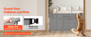 Charger l'image dans la visionneuse de galerie, Amocart 55/71/110in Retractable Baby Gate 34in Tall Extends Wide Retractable Gate for Kids Pets Mesh Material Easy to Install