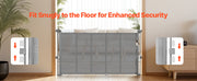 Charger l'image dans la visionneuse de galerie, Amocart 55/71/110in Retractable Baby Gate 34in Tall Extends Wide Retractable Gate for Kids Pets Mesh Material Easy to Install