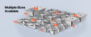 Bild in Galerie-Viewer laden, Amocart 2 4 6 Pack Stainless Steam Hotel Pan 1/2 Size Table Steam Pan Anti Jam Restaurant Supplies Rustproof Catering Storage