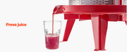 Bild in Galerie-Viewer laden, Amocart 9L 14L Fruit Wine Press Stainless Steel Basket with Cross-beam and Triangular Structure Manual Juice Maker for Kitchen