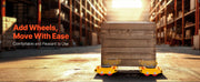 Charger l'image dans la visionneuse de galerie, Amocart 6/8/12T Machinery Skate Dolly Industrial Mover with 4 PU Wheels & 360° Non-Slip Cap for Warehouse Workshop Factory