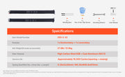 Charger l'image dans la visionneuse de galerie, Amocart Garage Door Torsion Springs Pair Cycles Electrophoresis Black Coated for Replacement Garage Door Springs