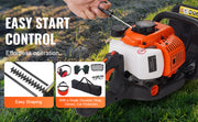 Bild in Galerie-Viewer laden, Amocart 23.2-inch 26CC 2 Cycle Gas Hedge Trimmer Gas Powered Handheld Hedge Trimmer 180° Adjustable for Trimming Shrubs Bushes