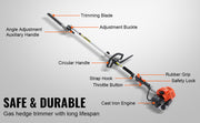 Load image into Gallery viewer, SucceBuy 26CC 5-in-1 Multi-Functional Trimming Tools Gas Hedge Trimmer Weed Eater String Trimmer Edger Pole Saw Chainsaw Pruner