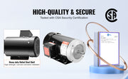 Charger l'image dans la visionneuse de galerie, Amocart 2HP Electric Motor 3450rpm AC 230V/460V Air Compressor Motor 3Phase 5/8" Keyed Shaft CW Rotation for General Equipment