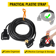 Bild in Galerie-Viewer laden, Amocart 25FT 36FT 50FT 50Amp RV Extension Cord N14-50 Plug Copper Wire Power Supply Cable for Trailer Motorhome Camper Use