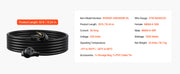 Charger l'image dans la visionneuse de galerie, Amocart 30-Amp 7500Watts / 50-Amp 12500 Watts Generator Extension Cord 50 Foot 250 Volts Heavy Duty Power Cable, NEMA 6-50P to 6-50R SWT Flexible Welder Extension Cord with Storage Bag for Generators