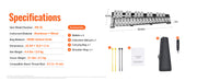 Charger l'image dans la visionneuse de galerie, Amocart 32 Note Glockenspiel Xylophone Bell Kit Percussion Instrument with Mallets Drum Sticks Carrying Bag for Adults Students
