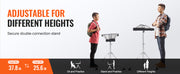Charger l'image dans la visionneuse de galerie, Amocart 32 Note Glockenspiel Xylophone Bell Kit Percussion Instrument with Mallets Drum Sticks Carrying Bag for Adults Students