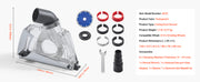 Charger l'image dans la visionneuse de galerie, Amocart Cutting Dust Shroud for Angle Grinders Universal 4-5 in Angle with 6 Clamping Washers & 5 in Diamond Grinding Cup Wheel