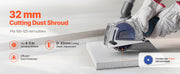 Charger l'image dans la visionneuse de galerie, Amocart Cutting Dust Shroud for Angle Grinders Universal 4-5 in Angle with 6 Clamping Washers & 5 in Diamond Grinding Cup Wheel