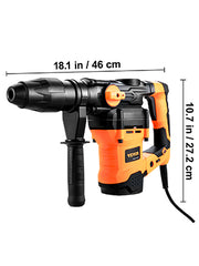 Charger l'image dans la visionneuse de galerie, Amocart 1600W Rotary Hammer Drill Max Drilling 42mm 3 Modes Max Corded Demolition Chipping Metal Concrete Breaker Jackhammer